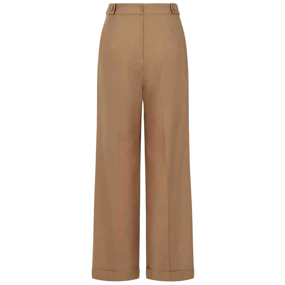 Banned - Lois Love Wijde broek - Bruin